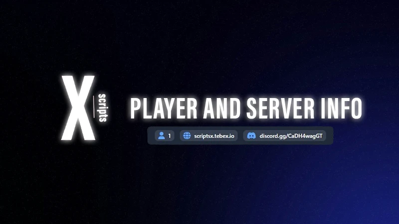 x player & server info