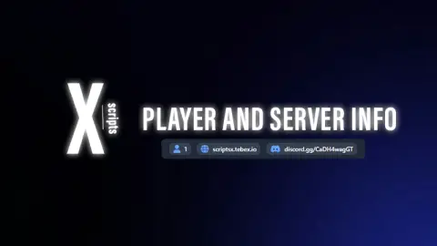 x player & server info
