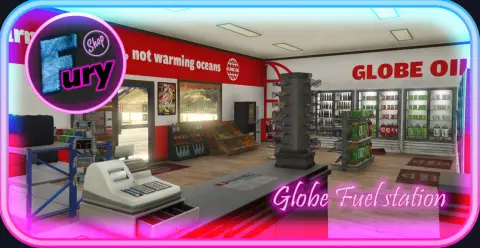 Globe fuelstation