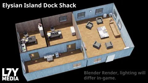 Elysian Island Dock Shack (w/ Audio Occlusion)