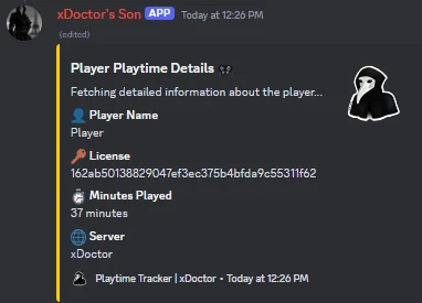 [Discord Bot] Playtime Tracking