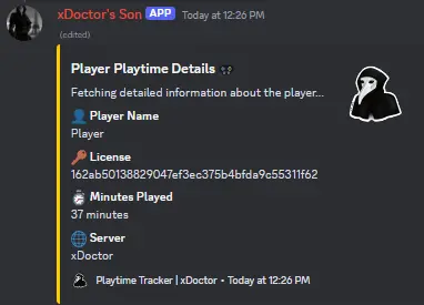 [Discord Bot] Playtime Tracking