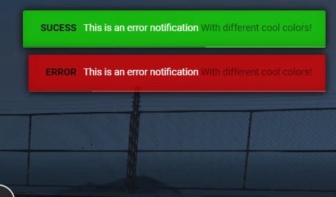 mosh_notify | FiveM Custom Notifications with loadbar