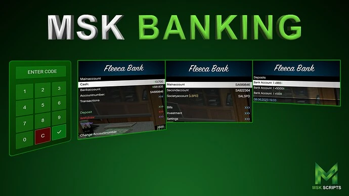 [ESX] MSK Banking | Advanced Bankingsystem